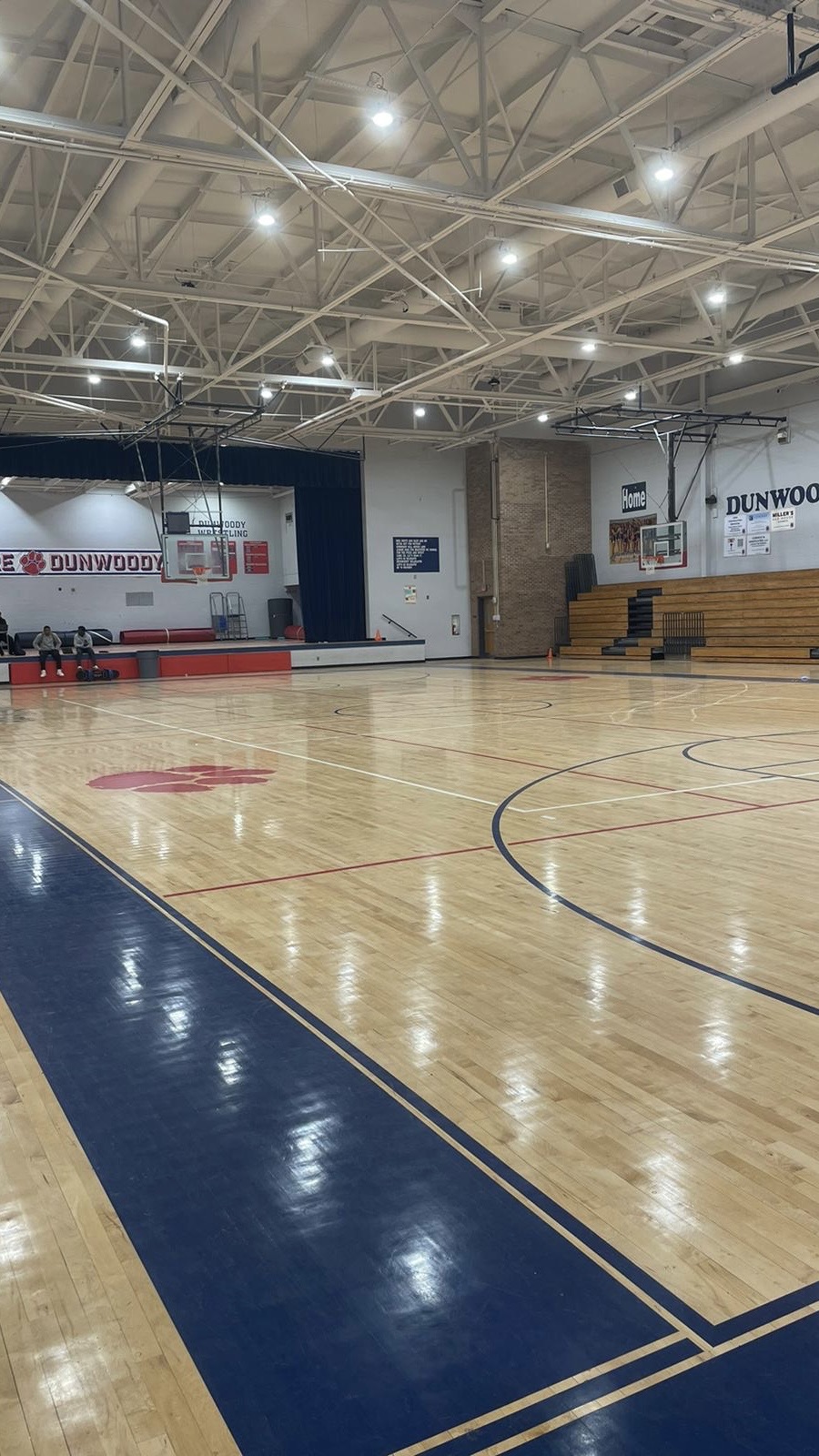 Terrain de basket à Atlanta